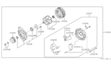 Diagram for Nissan Sentra Voltage Regulator - 23215-50Y05