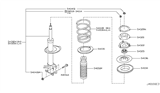 Diagram for 2003 Nissan Murano Coil Springs - 54010-CA010