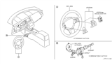 Diagram for 2007 Nissan Murano Cruise Control Switch - 25550-CC20A