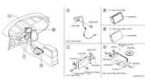 Diagram for 2003 Nissan Murano Antenna - 25975-CA100