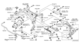 Diagram for 2003 Nissan Murano Rear Crossmember - 55400-CA000