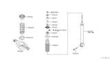 Diagram for Nissan Murano Coil Spring Insulator - 55036-WL000