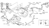 Diagram for Nissan Murano Fuel Line Clamps - 16439-7S000