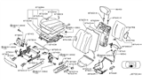 Diagram for 2005 Nissan Murano Seat Motor - 87450-CA01A