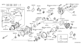 Diagram for Nissan Murano CV Joint Companion Flange - 38210-CA000