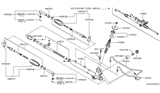 Diagram for 2005 Nissan Murano Tie Rod End - 48520-CA025