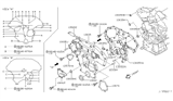 Diagram for Nissan Quest Crankshaft Seal - 13510-31U10