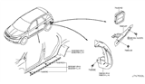 Diagram for 2004 Nissan Murano Door Seal - 82838-CA020