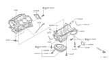 Diagram for 2003 Nissan Murano Oil Pan - 11110-CA001