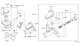 Diagram for Nissan Murano Brake Master Cylinder Reservoir - 46010-CA020