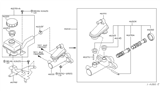 Diagram for 2005 Nissan Murano Brake Master Cylinder Reservoir - 46010-CA020