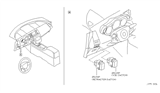 Diagram for 2003 Nissan Murano Headlight Switch - 25190-AX000