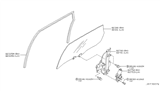 Diagram for 2006 Nissan Murano Window Motor - 80731-8991A