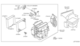 Diagram for Nissan Murano Evaporator - 27281-CA000