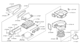 Diagram for 2009 Nissan Altima Blower Motor - 27225-JK60B