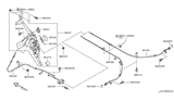 Diagram for Nissan Murano Parking Brake Cable - 36402-CA000