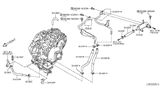 Diagram for 2006 Nissan Murano Oil Cooler Hose - 21633-CA006