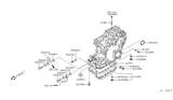 Diagram for Nissan Murano Transmission Pan - 31390-1XD00