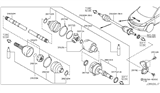 Diagram for 2004 Nissan Murano CV Joint - 38230-CA000