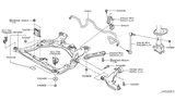 Diagram for Nissan Sway Bar Kit - 54611-CB00A