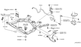 Diagram for Nissan Murano Sway Bar Kit - 54611-CB00A