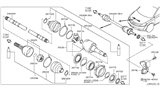 Diagram for 2006 Nissan Murano CV Boot - 39741-17V28