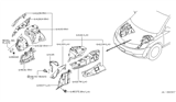 Diagram for 2006 Nissan Murano Wheelhouse - 64838-CA000