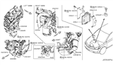 Diagram for 2003 Nissan Altima Oxygen Sensor - 226A1-AR210