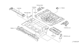 Diagram for 2004 Nissan Murano Floor Pan - 74514-CA030