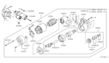 Diagram for 2007 Nissan Maxima Starter Motor - 23300-CA000