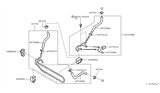 Diagram for 2003 Nissan Murano Power Steering Hose - 49725-9Y010