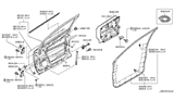 Diagram for 2003 Nissan Murano Door Check - 80430-CA000