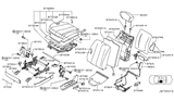 Diagram for 2004 Nissan Murano Seat Cushion - 87350-CA022