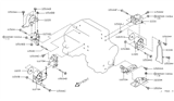 Diagram for 2003 Nissan Murano Engine Mount - 11270-8J100