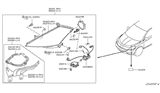 Diagram for Nissan Murano Headlight Cover - 26029-0Z800