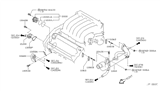 Diagram for Nissan Murano Thermostat Housing - 11060-9Y400