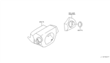 Diagram for Nissan Murano Steering Column Cover - 48470-CA002