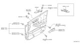 Diagram for 2006 Nissan Murano Armrest - 80960-CA002