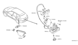 Diagram for 2007 Nissan Versa Door Lock Actuator - 90502-EN000