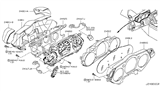 Diagram for Nissan Murano Tachometer - 24820-CA100