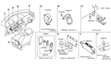 Diagram for Nissan Steering Angle Sensor - 47945-ED210