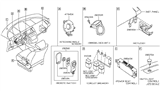 Diagram for Nissan Murano Car Key - 28268-5W501