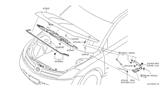 Diagram for 2005 Nissan Murano Weather Strip - 65820-CA000