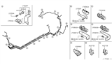 Diagram for 2004 Nissan Murano Fuel Line Clamps - 17571-CA000