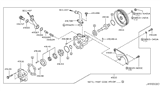 Diagram for Nissan Murano Power Steering Pump - 49110-CA000