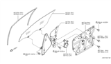 Diagram for Nissan Window Motor - 80731-CA00A