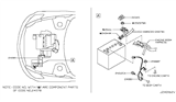 Diagram for 2004 Nissan Murano Battery Cable - 24080-CA000