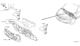 Diagram for Nissan Murano Dash Panels - 67357-CA000