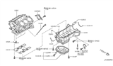 Diagram for 2007 Nissan Murano Oil Pan - 11110-9W20A