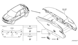 Diagram for 2004 Nissan Murano Door Handle - 90940-CA001